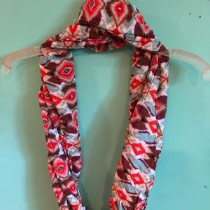 Infinity multicolored scarf